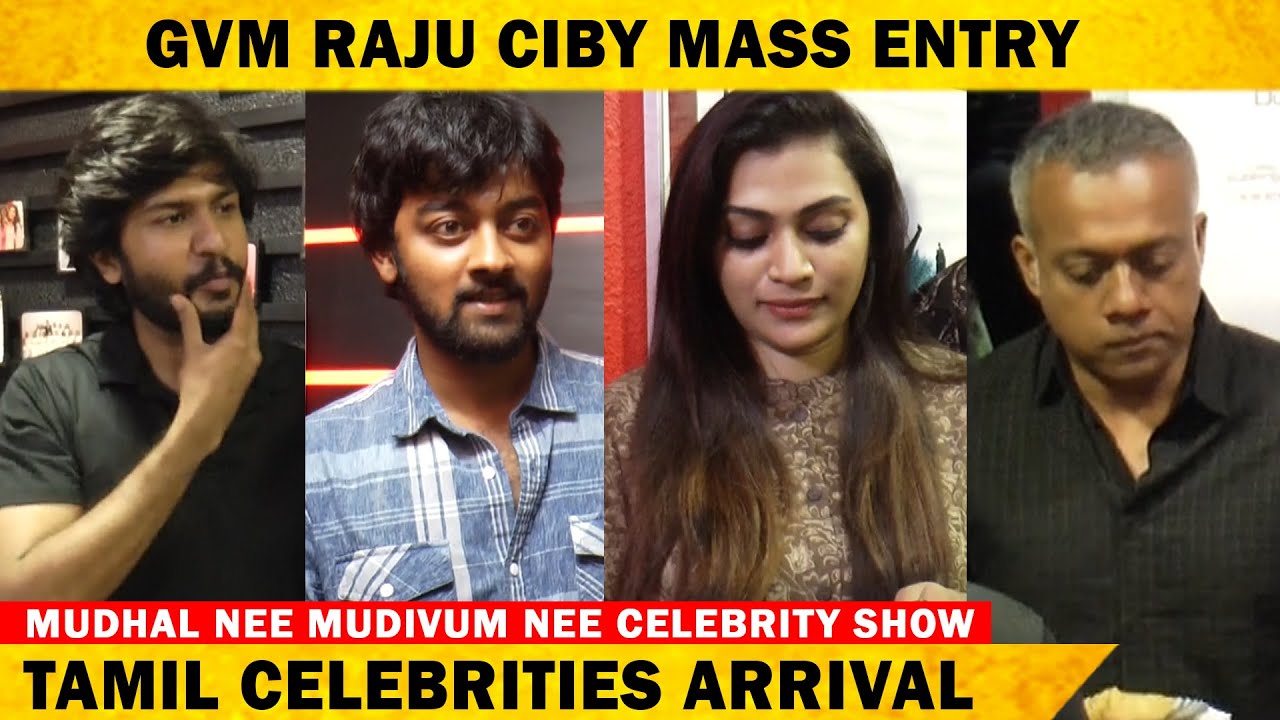 Gautam Vasudev Menon, Ciby, Raju Mass Entry | Mudhal Nee Mudivum Nee Celebrity Show | Big Bro