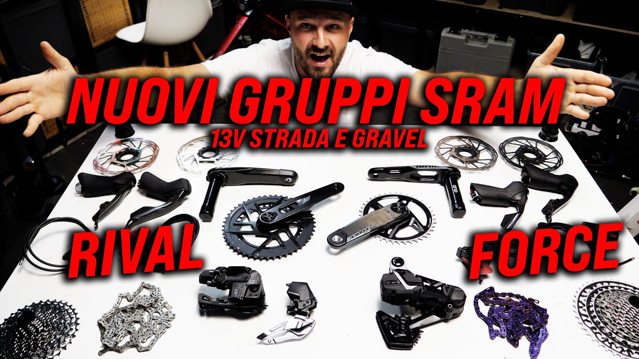 NUOVI GRUPPI SRAM FORCE E RIVAL!!! CAMBIA TUTTO!!!