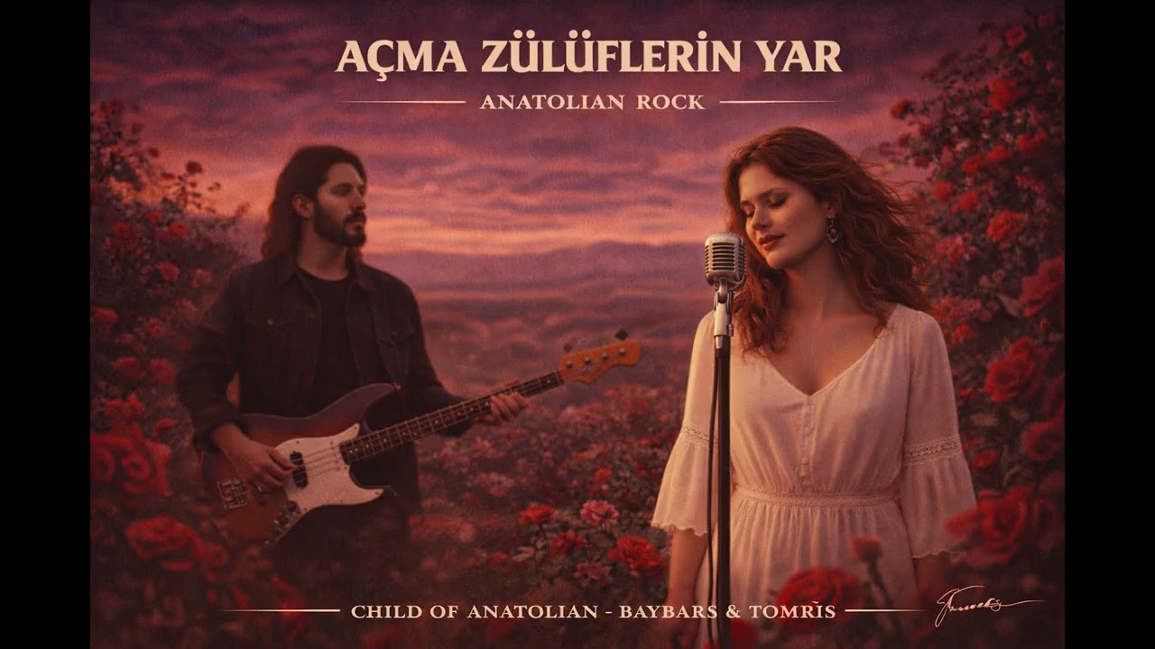 AÇMA ZÜLÜFLERİN YAR YAR  I  1970'S PSYCHEDELİC ANATOLİAN ROCK-COVER - TOMRİS