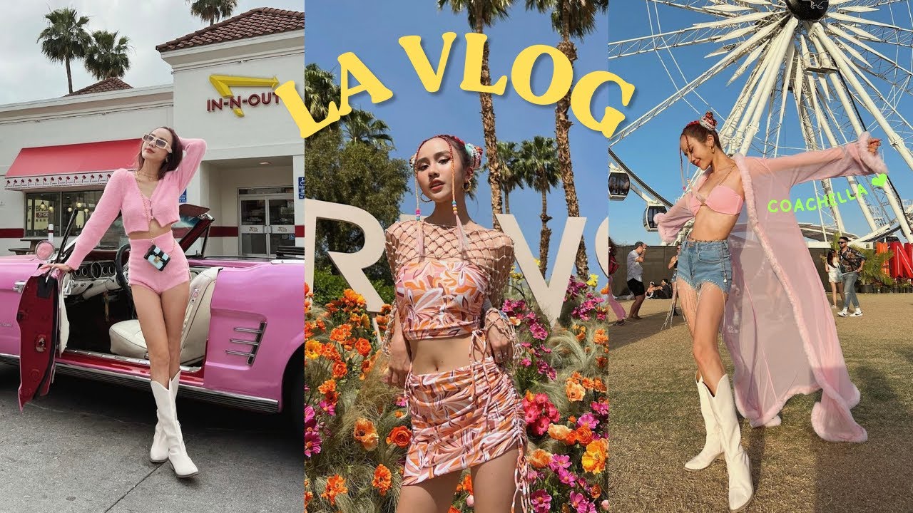 LA VLOG | 親眼見證2NE1合體😭、首次參與Coachella盛典、航班因為一件神秘行李延誤6小時差點哭 | Jestinna