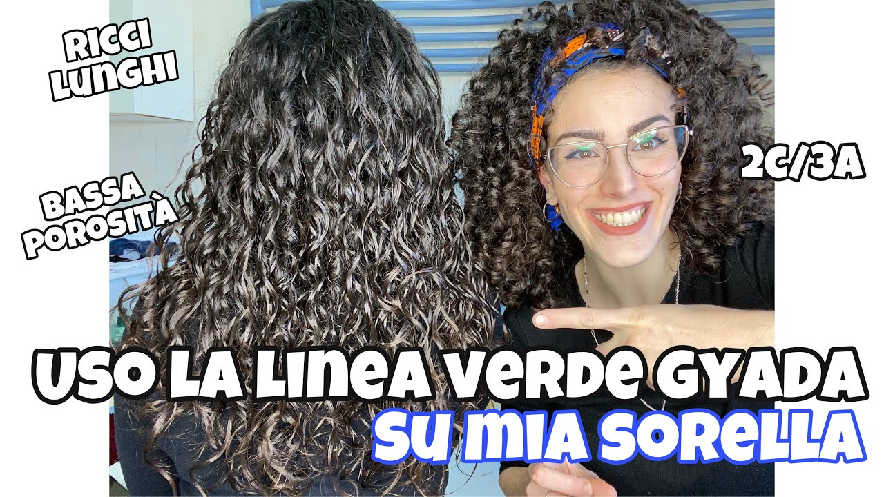 Faccio i capelli a mia sorella con la linea verde gyada spirulina 💥