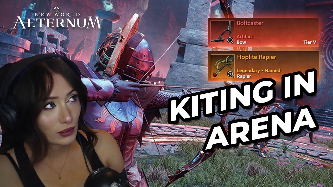 INSANE Bow Kiting In Arena To Win The Game! - New World Aeternum