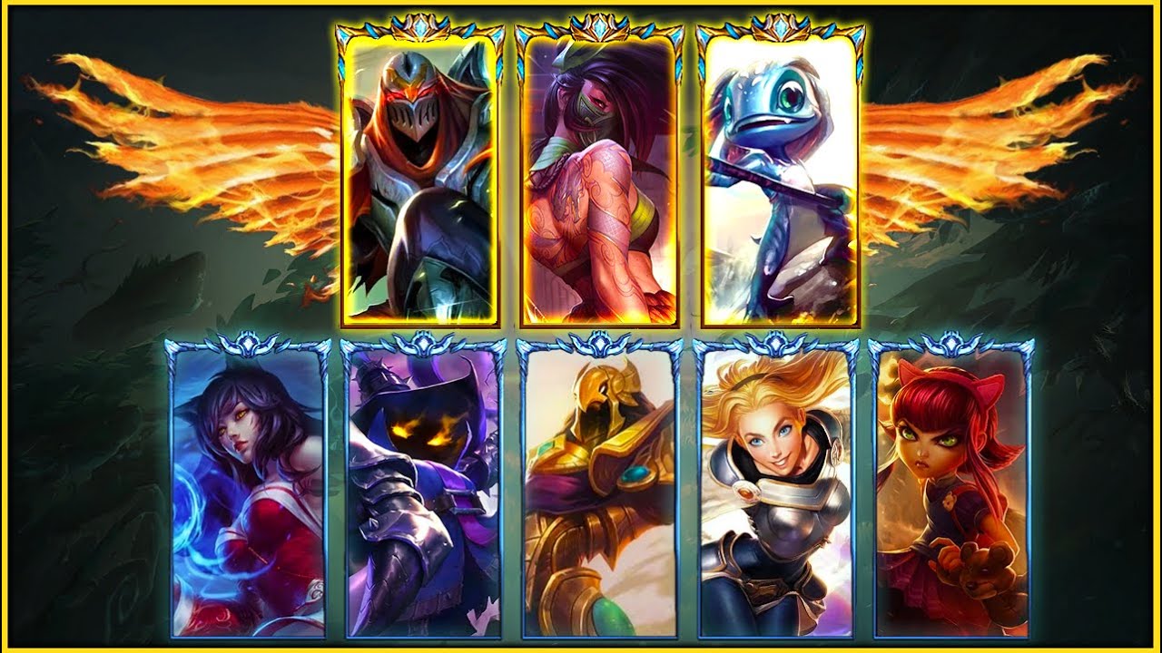 3 претендента-убийцы против 5 алмазных магов (3 на 5) — League of Legends