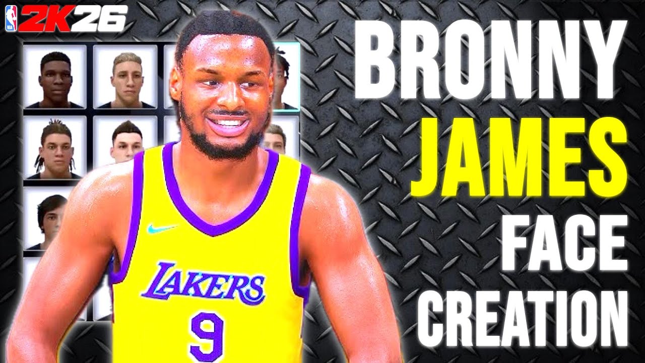 The BEST Bronny James Face Creation In NBA 2K26!