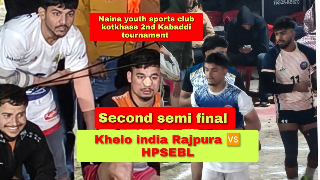HPSEBL 🆚 Khelo india Rajpura Second semi final #viral#viralvideo#trending#proplayer#kabaddi#reels
