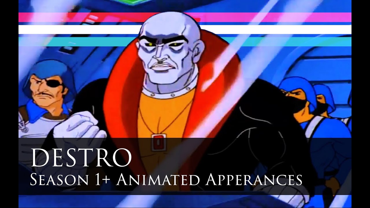 Destro Season 1+ G.I. Joe Appearances Compilation