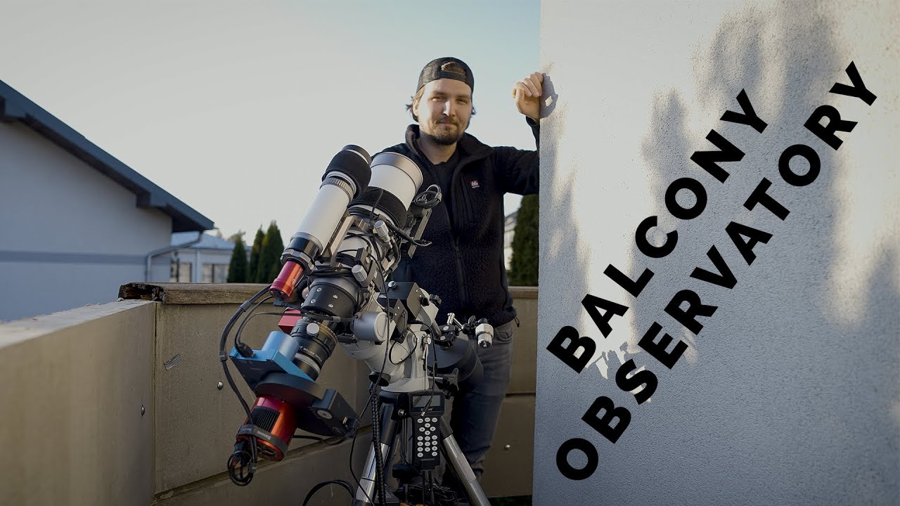 How to set up a permanent TELESCOPE observatory ON A BALCONY + tips and tricks
