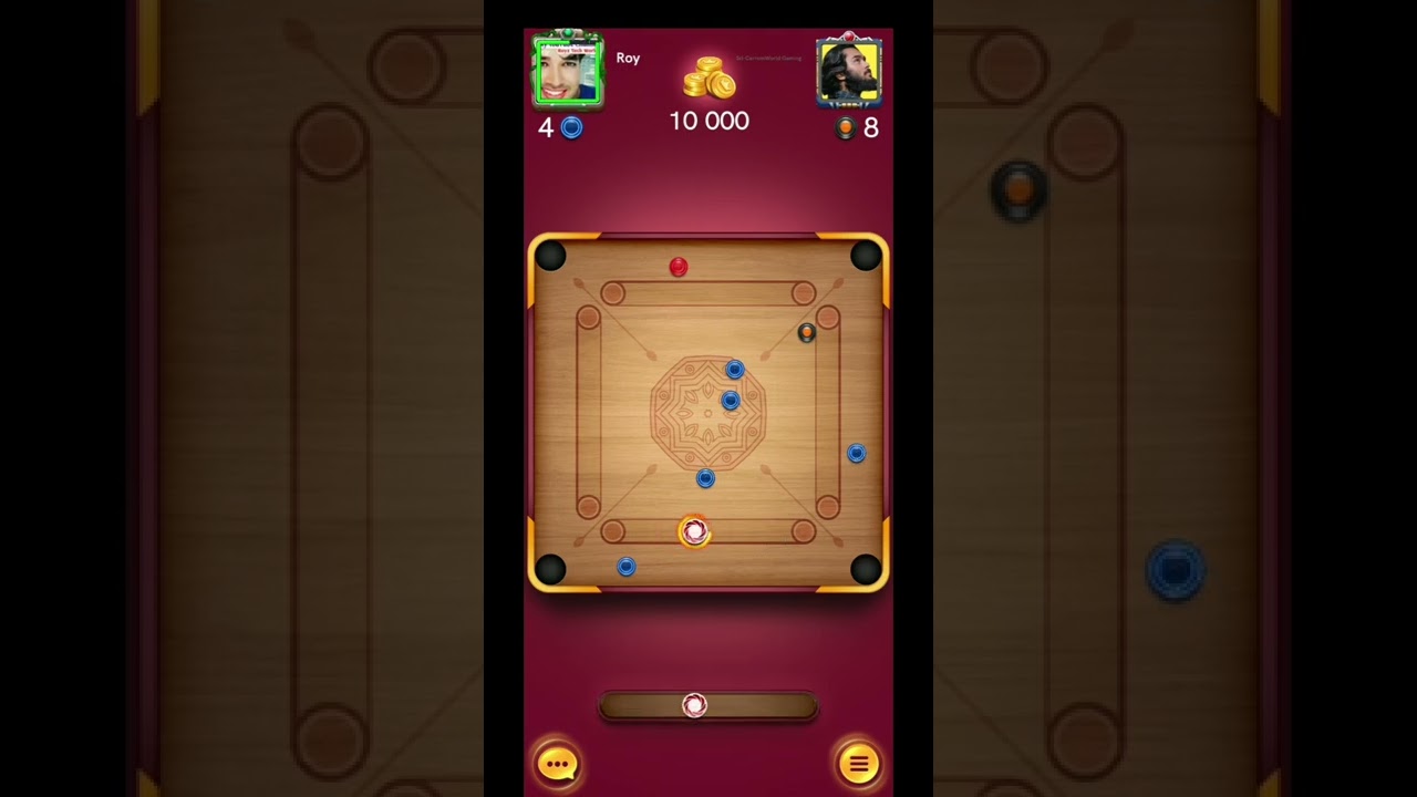Sri Vs Roy ❤ Carrom Pool Indirect Fun Gameplay🔥 #Shorts