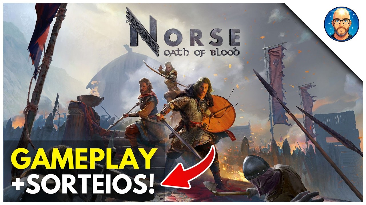LIVE BRILHANTE! 🪓 NORSE: Oath of Blood GAMEPLAY + Bate-papo com os inscritos!
