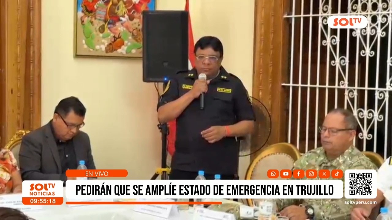 Trujillo: pedirán que se amplíe estado de emergencia en la ciudad
