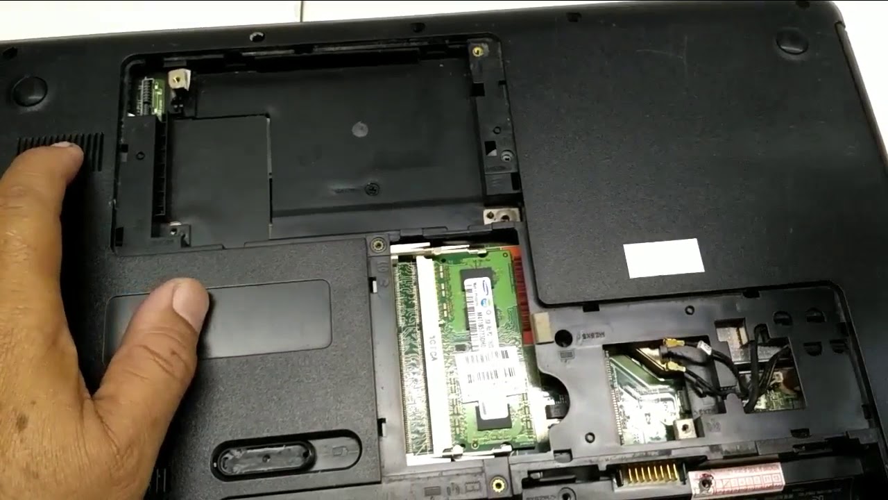 How to disassemble fan processor compaq presario CQ43