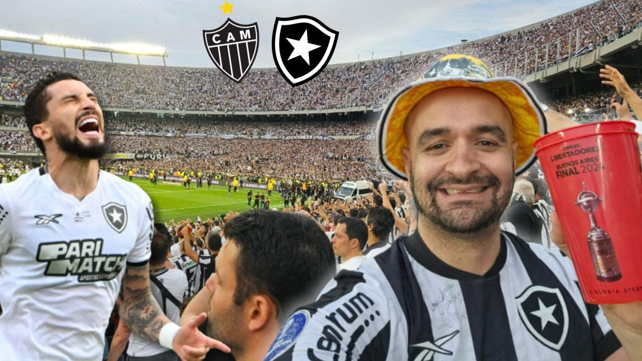 FUI DE CARAVANA ASSISTIR À FINAL DA LIBERTADORES BOTAFOGO E ATLÉTICO
