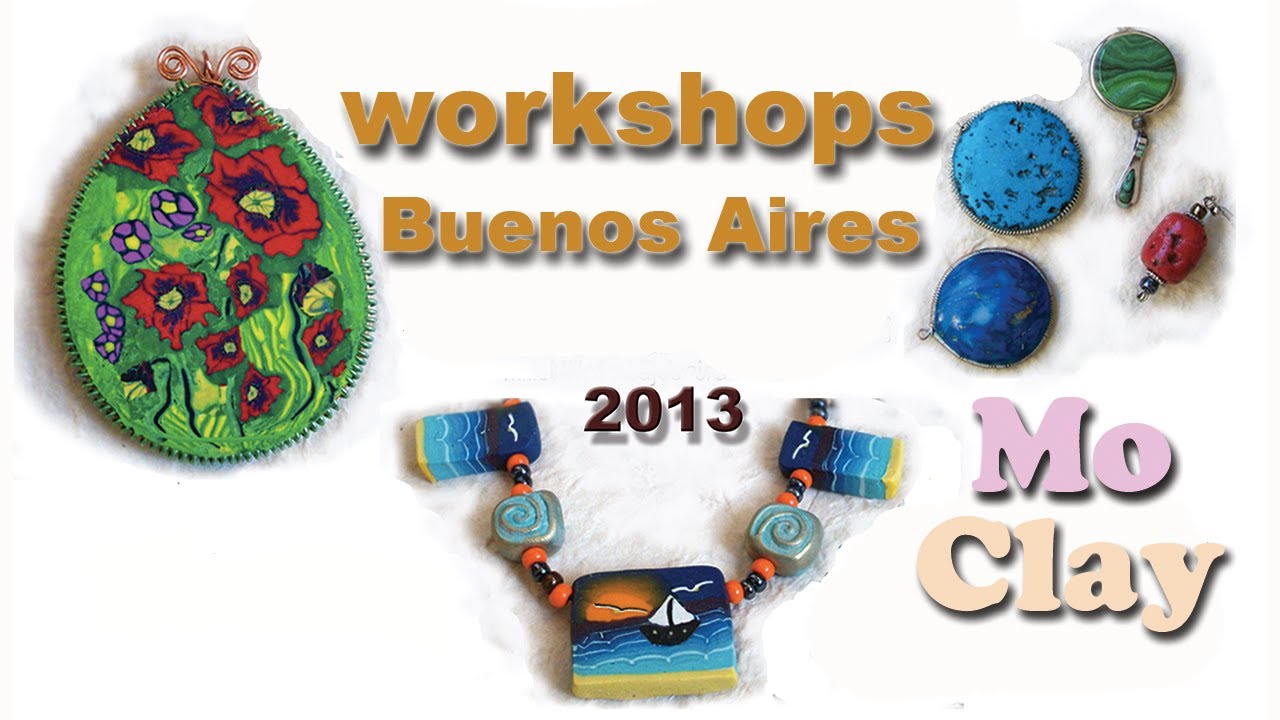 Seminarios Arcillas Polimericas en Buenos Aires - Polymer Clay Workshops - Seminari Paste Sintetiche