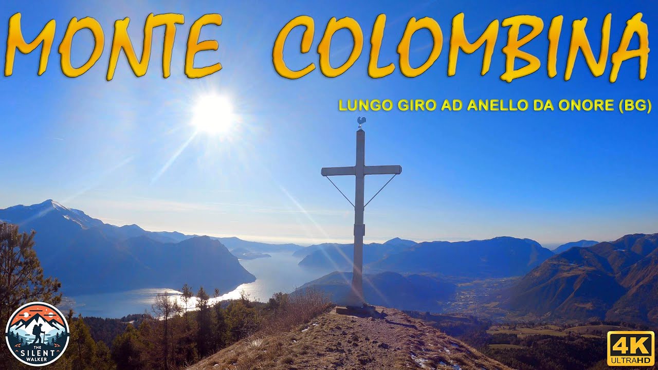 MONTE COLOMBINA da Onore (BG). Escursione di dicembre. Giro ad anello in solitaria. video 4k