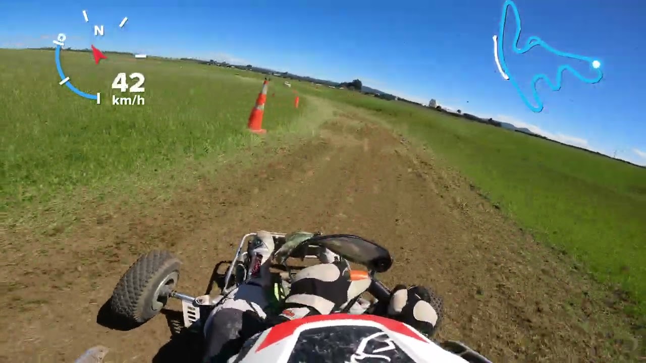 Southern grass kart 450cc points race #2