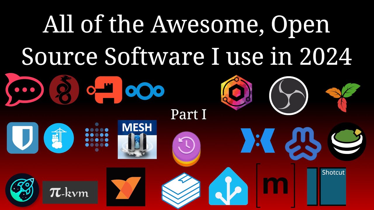 The Free and Open Source Software I Use in 2024 - Part 1