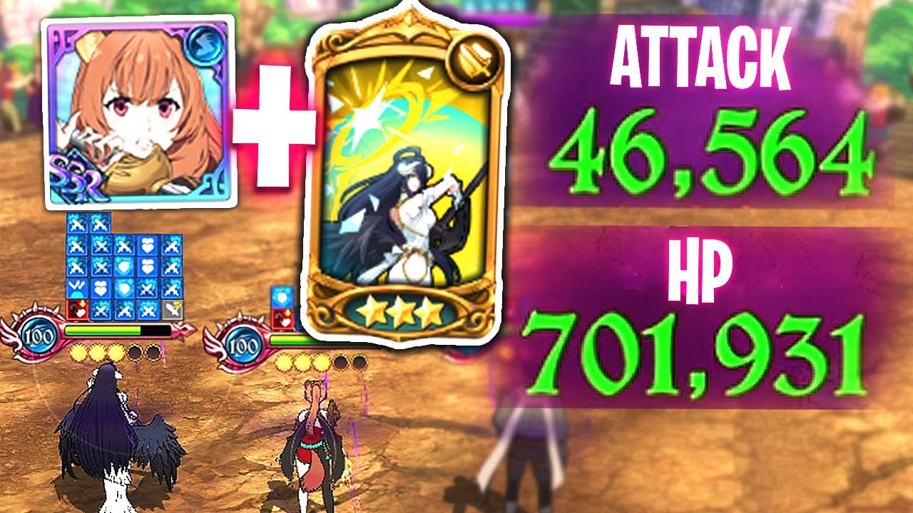 NEW DEFENSE TEAM BROKEN!? ALBEDO + RAPTHALIA STANCE COMBO! INSANE STATS IN GRAND CROSS X OVERLORD