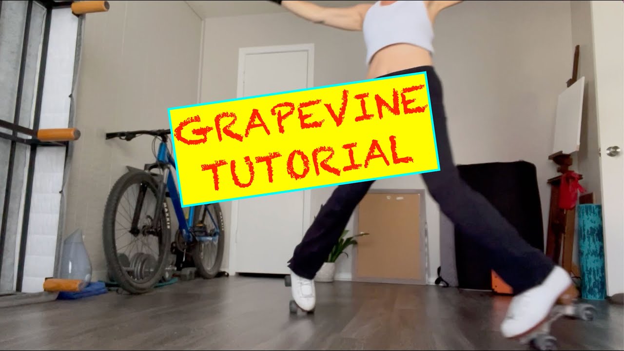 Урок катания на роликовых коньках Grapevine + оригинальная песня Grapevine!