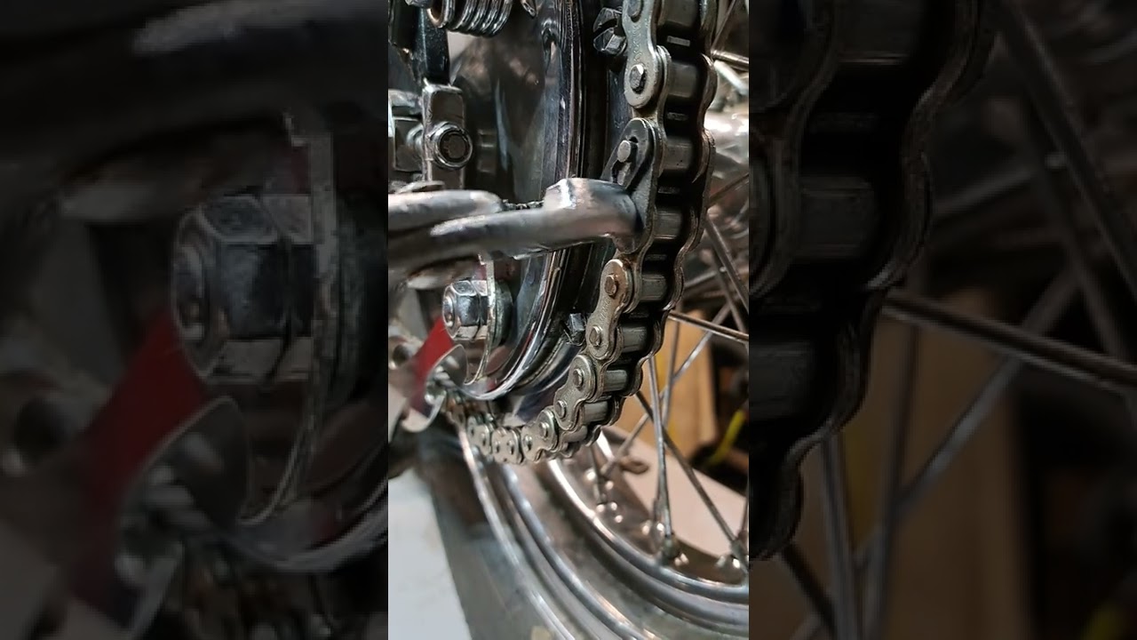 Chain link, master link removal