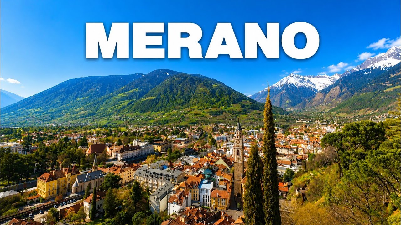 ​Merano 4K Alpine Walk, Pulverturm Panorama  St. Nicholas Church Interior