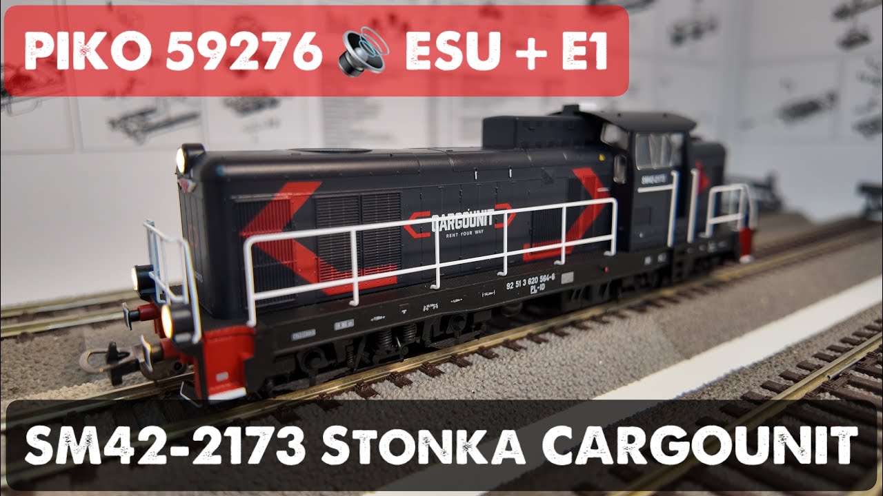 PIKO SM42-2173 (59276) Cargounit | Unboxing – „Stonka” Fablok 6D w skali H0 | Test i prezentacja