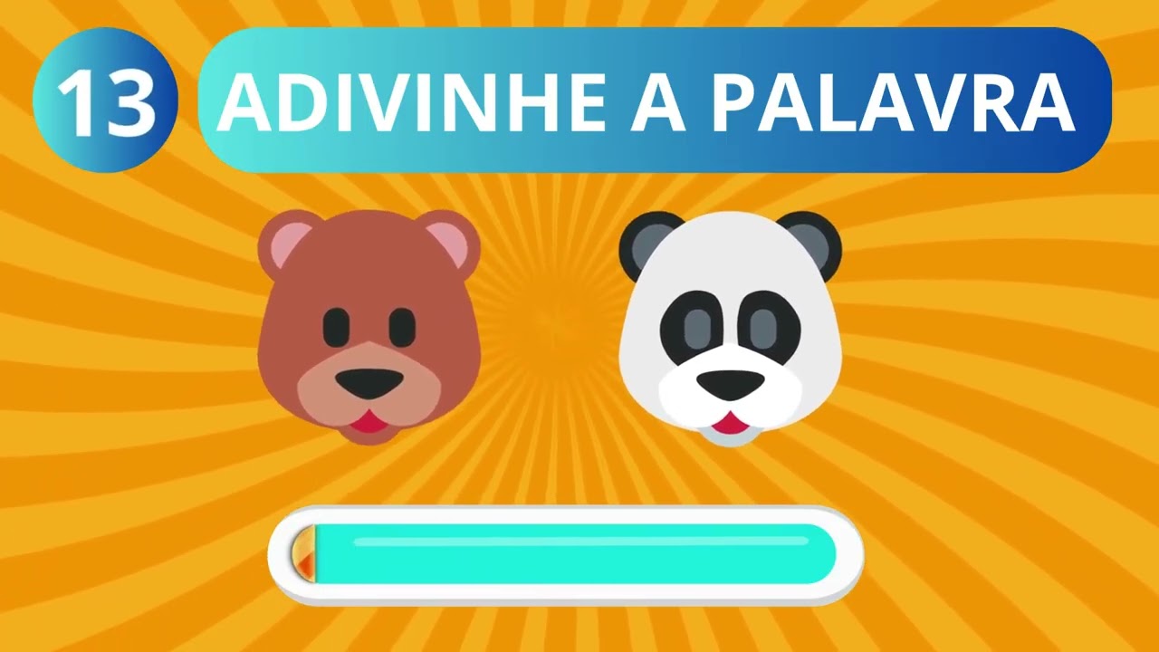 ADIVINHE AS PALAVRAS COM OS EMOJIS!