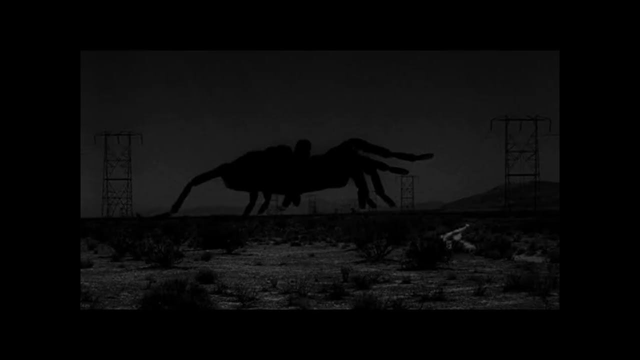 La tarántula de la película Tarantula! De 1955 con gritos del infierno de fondo 