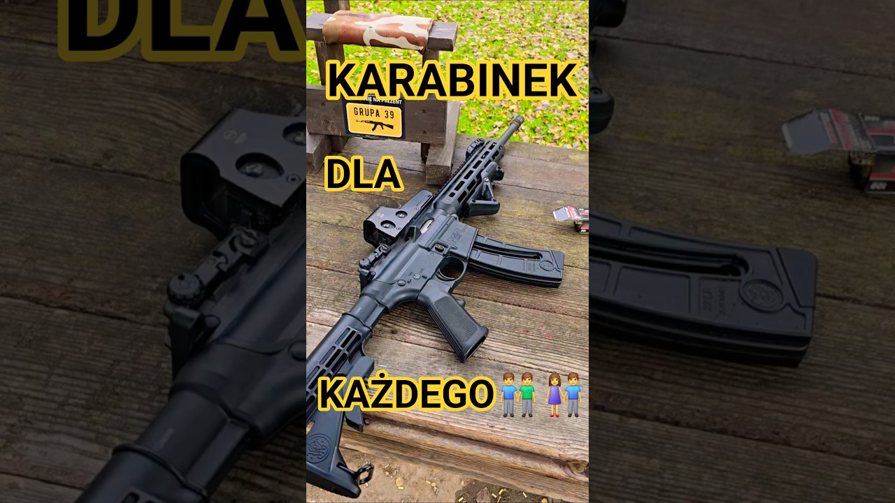 Karabinek S&W M&P 15-22 #strzelanie