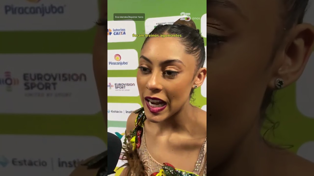 Babi Domingos revela que recebeu cr&iacute;ticas antes do Mundial de Gin&aacute;stica: &lsquo;Pessoas cru&eacute;is&rsquo; #shorts