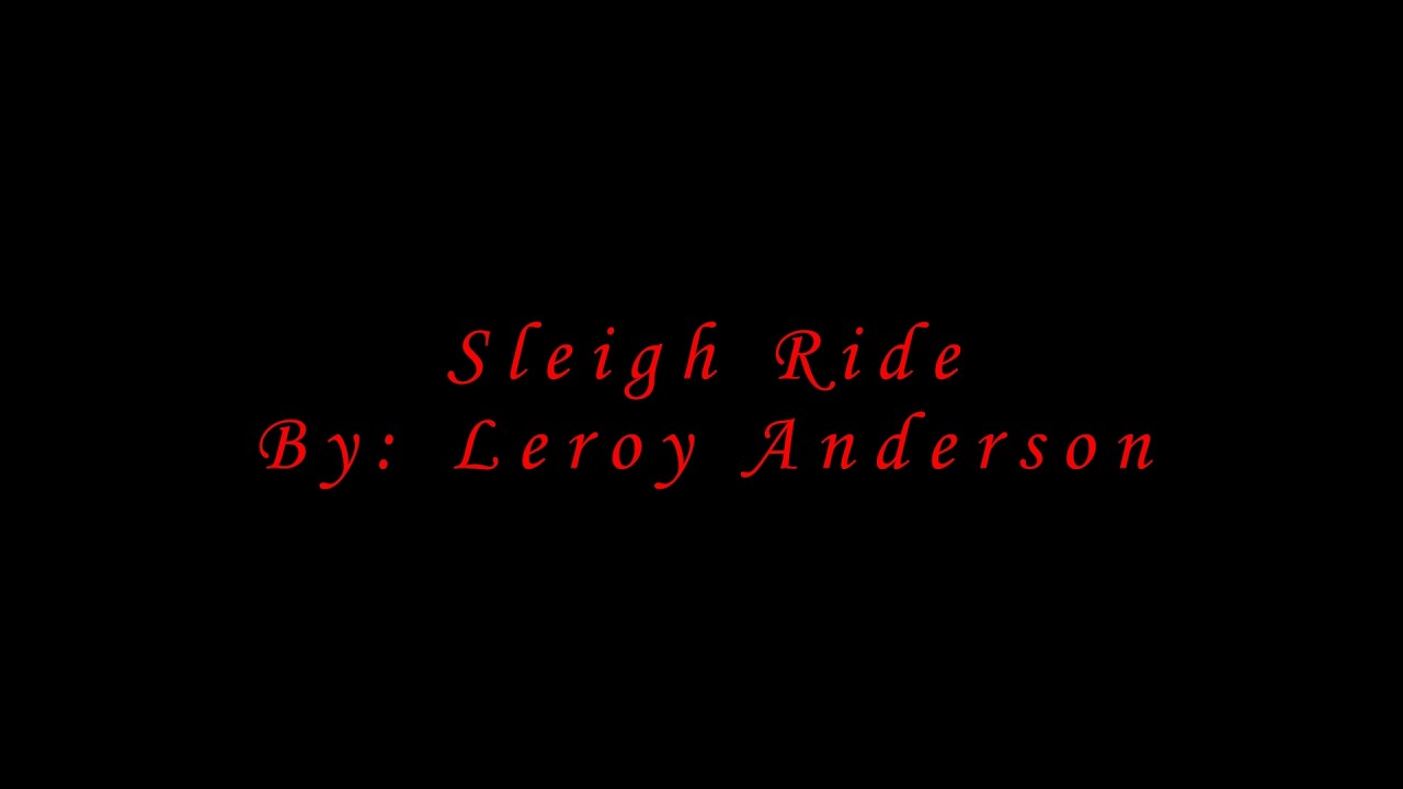 Charlotte Community Band- Sleigh Ride 2025