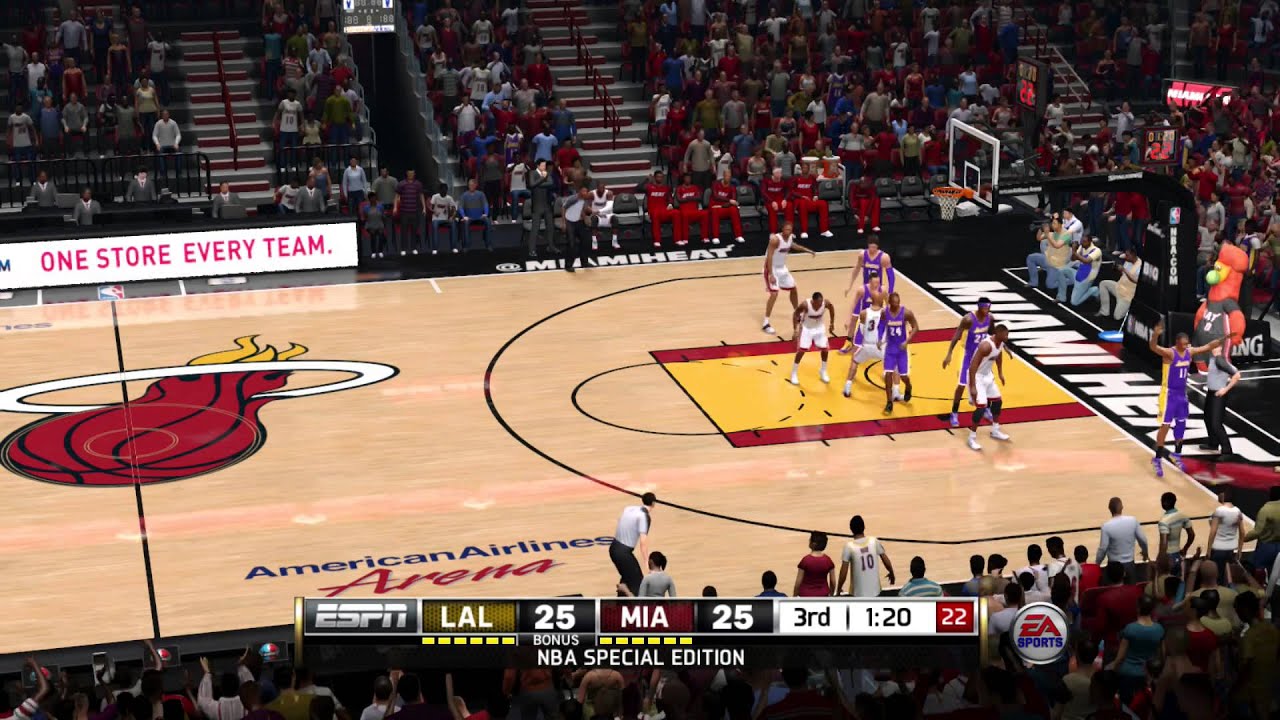 NBA Live 14 - Lakers vs Heat [PS4]