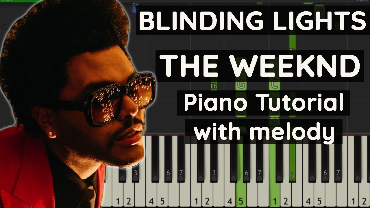 The Weeknd - Blinding Lights - Piano Tutorial