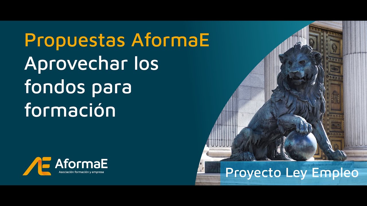 AformaE Propuestas Ley Empleo: Agotar los fondos de la #formacionprofesional s&oacute;lo en #formaci&oacute;n