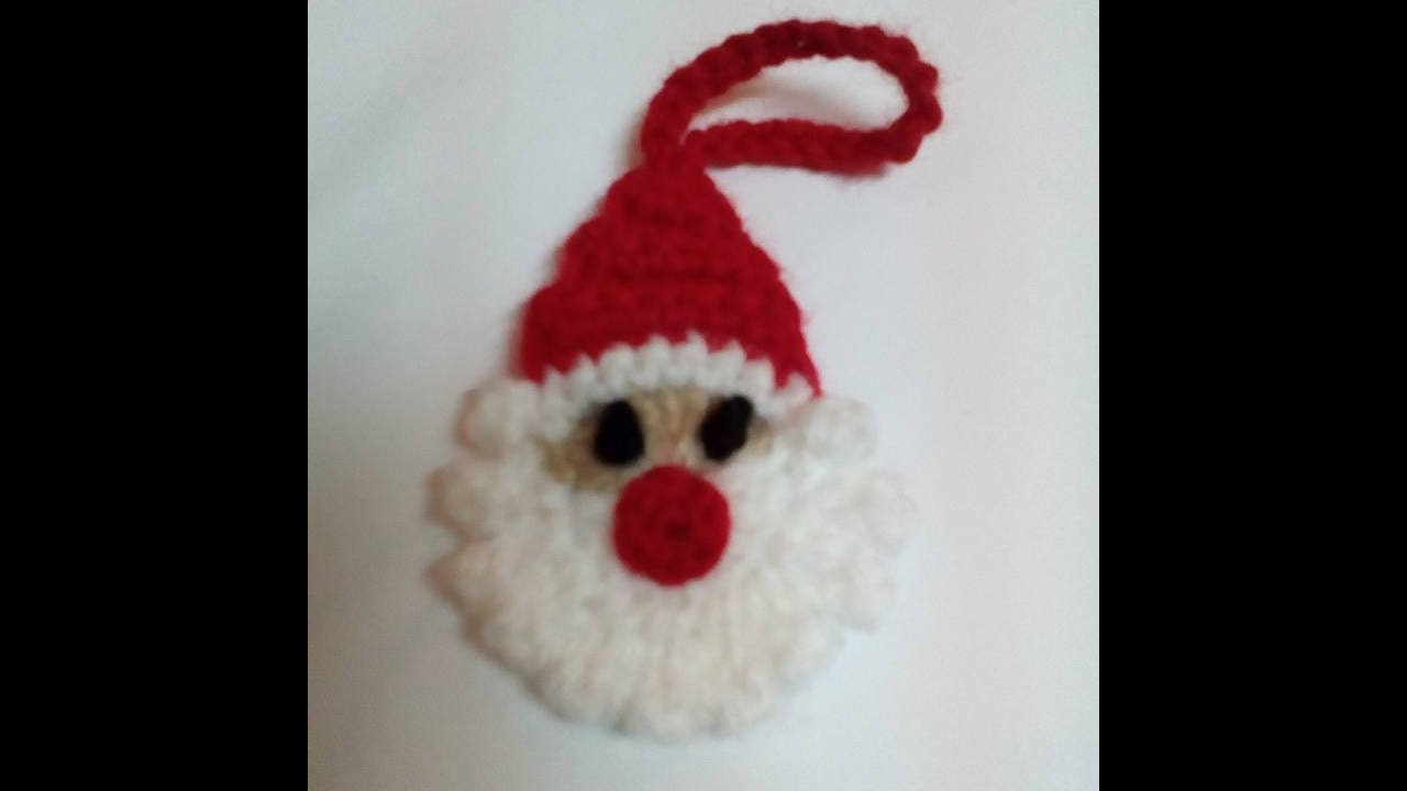 Crosetam Mos Craciun ornament pentru bradul de Craciun modelul 1