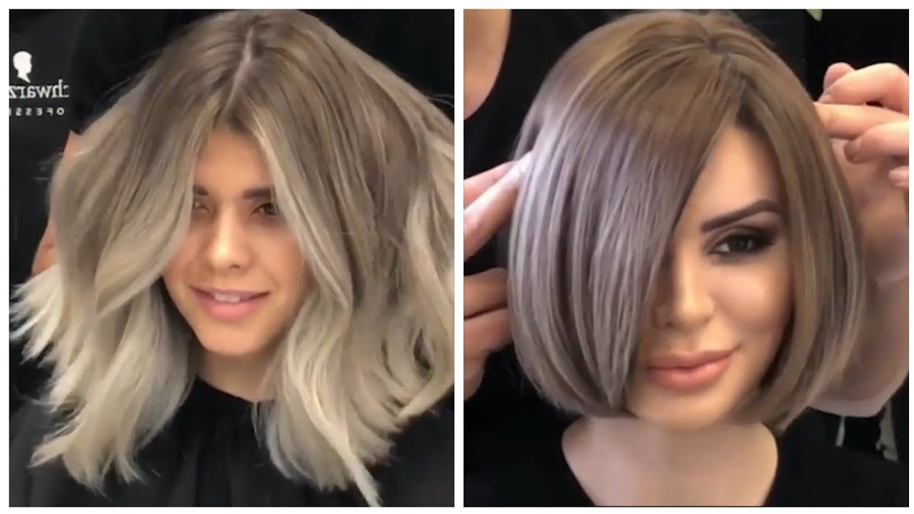 10 قصات لشعر القصير 😍 مع صباغة واو رائعة 💇👍