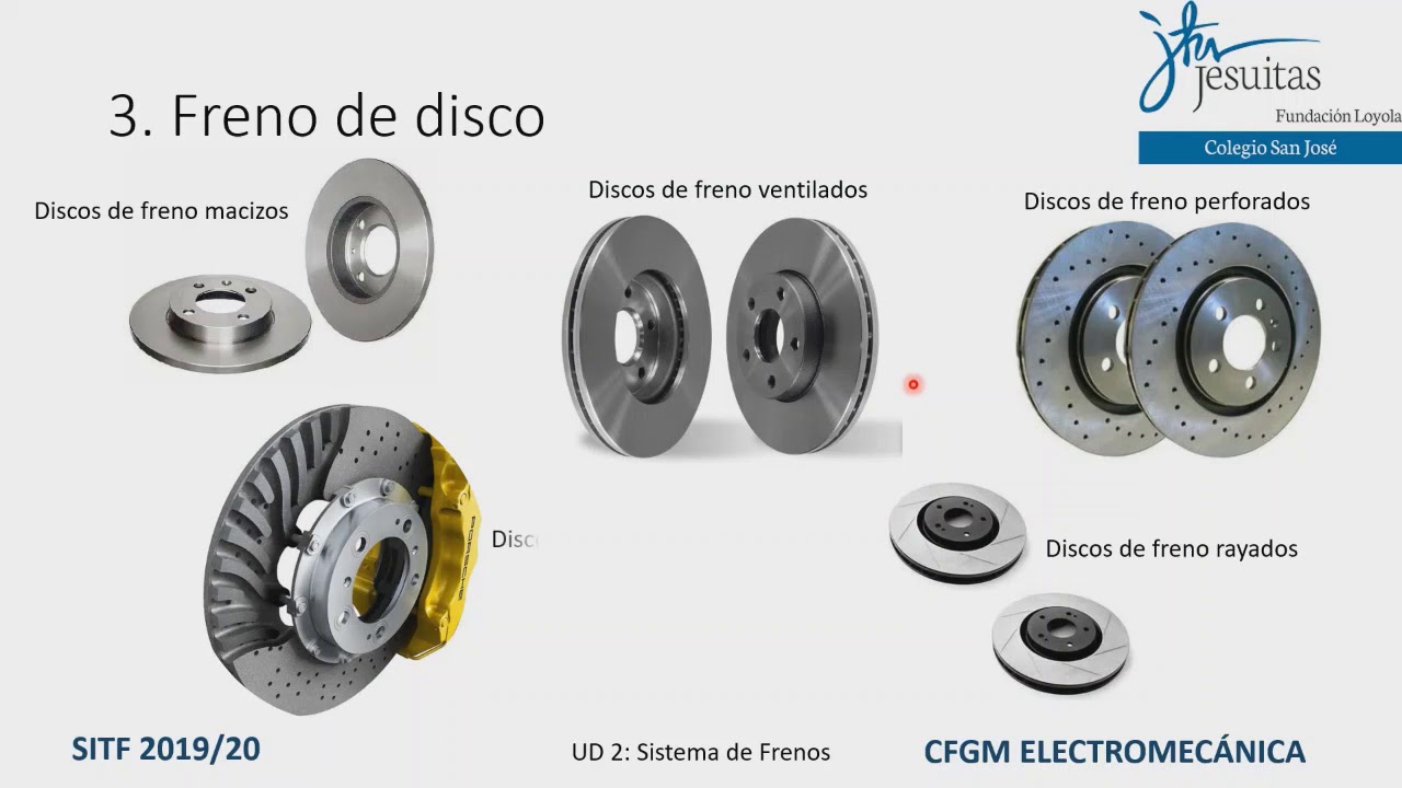 Tipos de discos de freno
