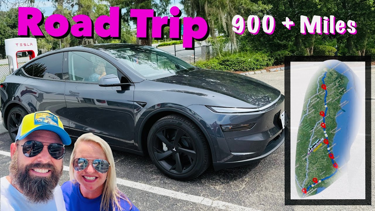 We Took Our Tesla Model Y Juniper on OUR LONGEST Road Trip Adventure - YET!
