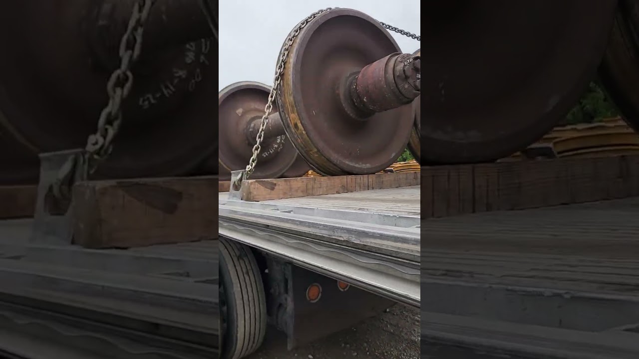 ruedas de tren  como amarrar