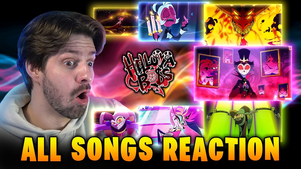 Reacting To ALL Helluva Boss Songs Season 1 & 2 For The First Time