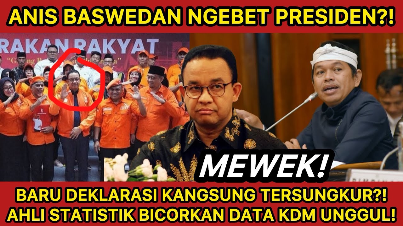 ANIS BASWEDAN JATUH‼️PAKAR PENGAMAT SEBUT KDM KALAHKAN ANIS BASWEDAN TELAK! ANAK ABAH KEPANADAN?!