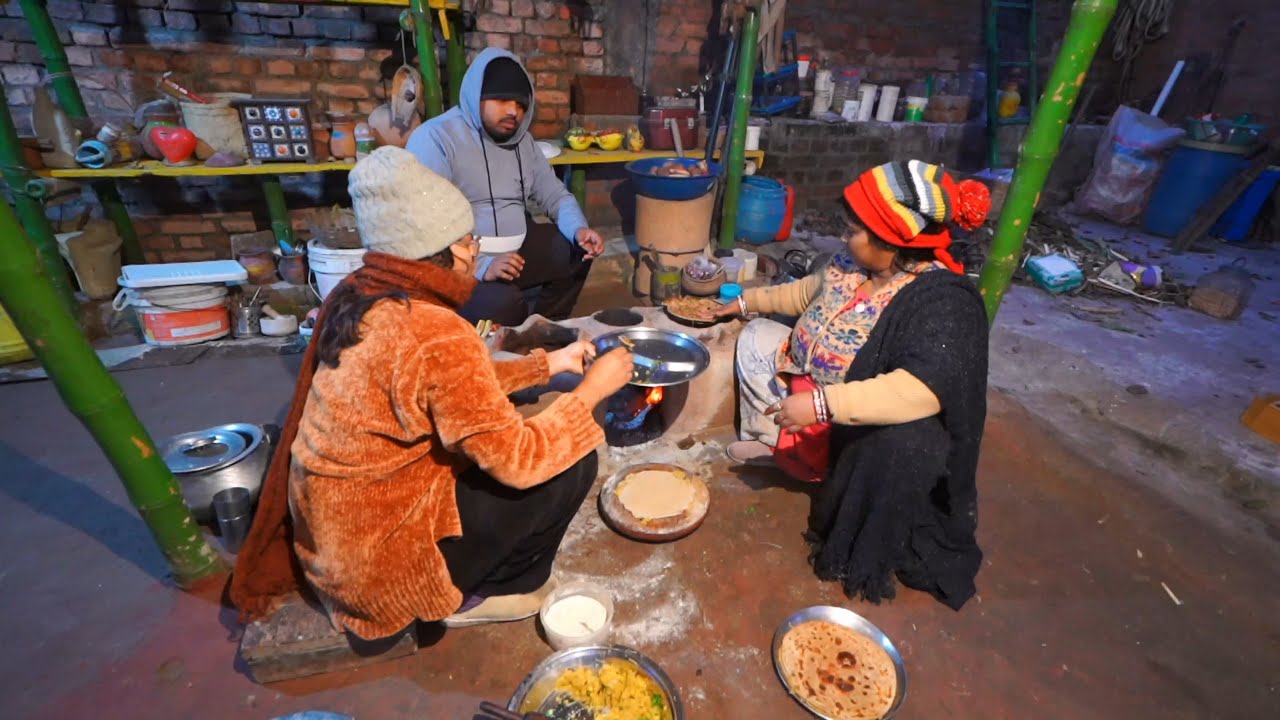 ❄️Winter Morning Village Routine 2026 -मेरे पुरे दिन का रूटीन Breakfast Lunch Dinner🤗🛖
