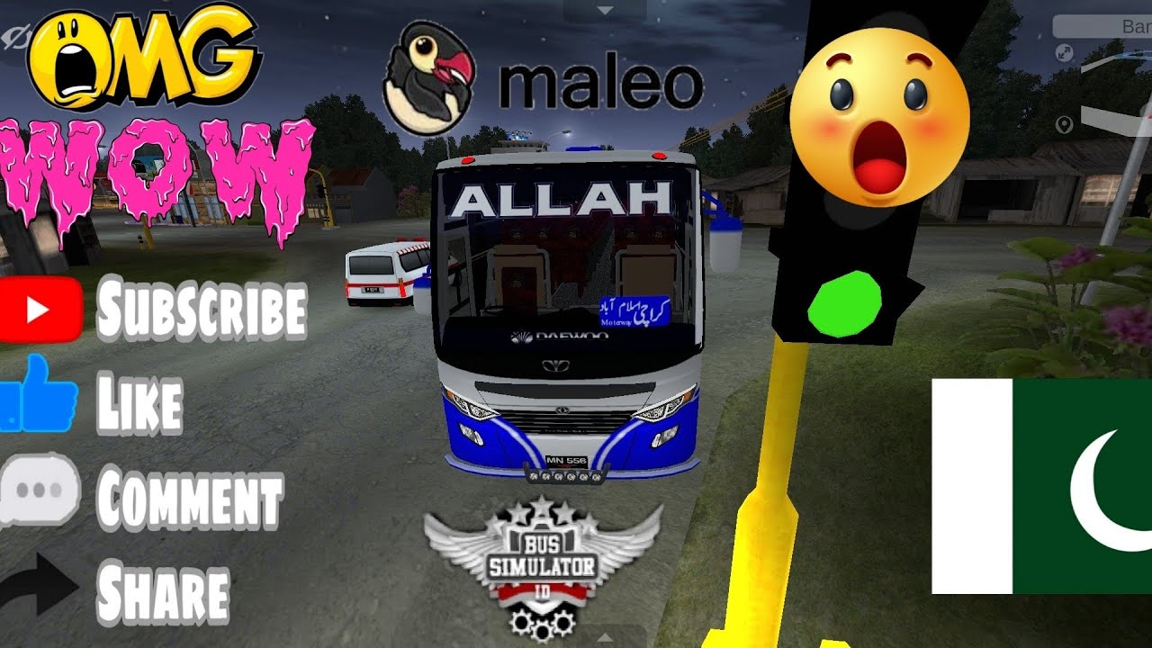 Bussid new Pakistani Daewoo bus mod | mod with 2 liverys | bussid 