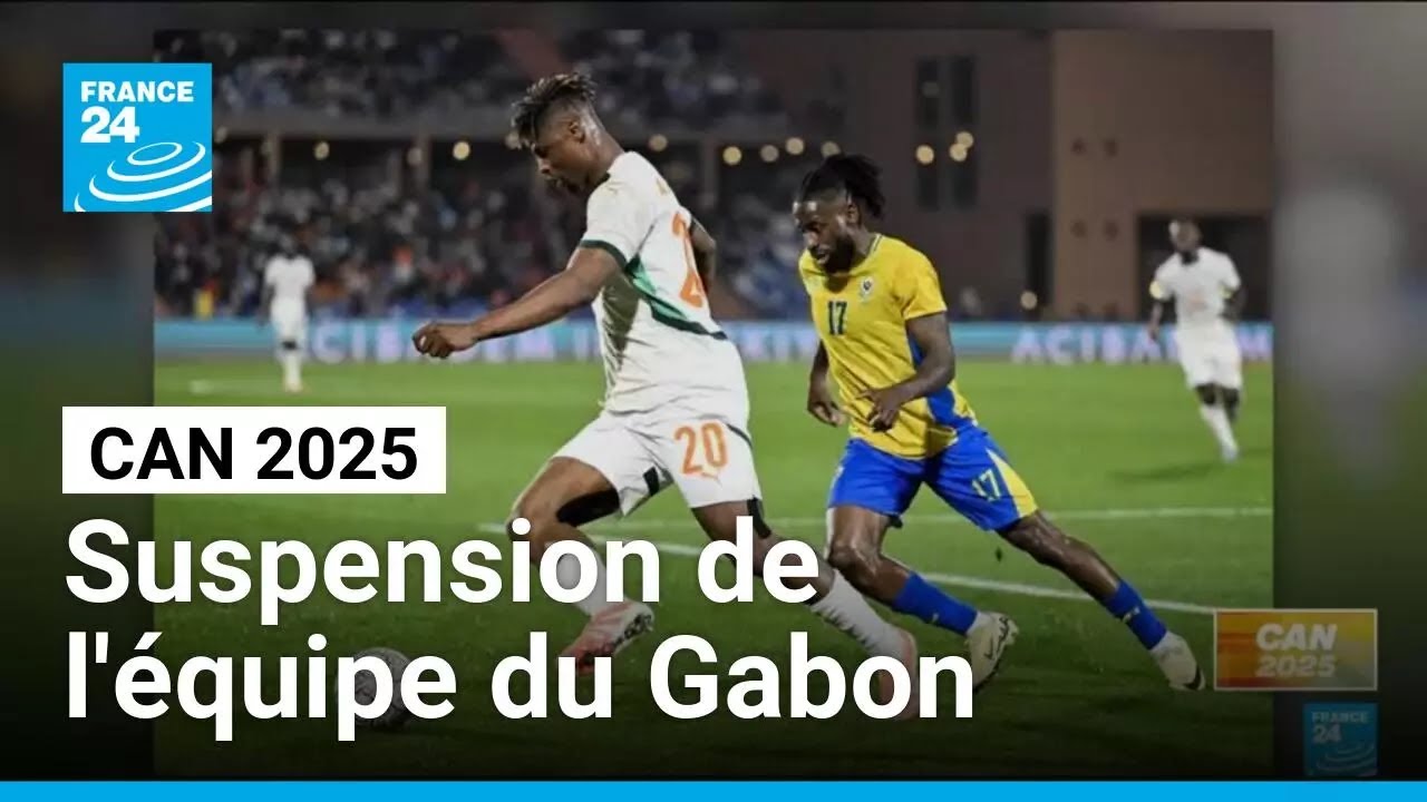 CAN 2025 : suspension de l'&eacute;quipe du Gabon, mise &agrave; l'&eacute;cart d'Aubameyang et Ecuele Manga