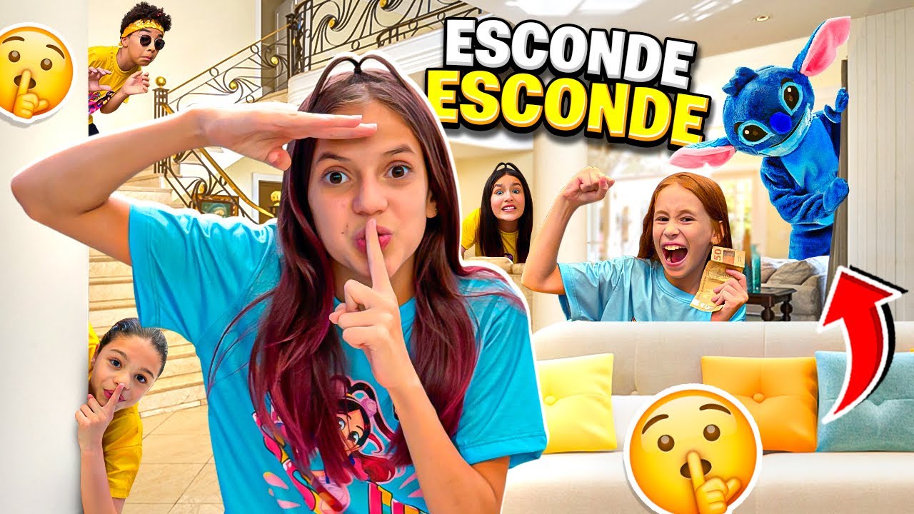 ESCONDE ESCONDE AO EXTREMO! O Stitch ￼APARECEU (JÉSSICA SOUSA)
