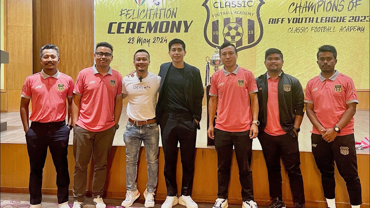 RENEDY GOT EMOTIONAL @classicfootballacademy4011 U17 CHAMPIONS FELICITATION PROGRAM MANIPUR