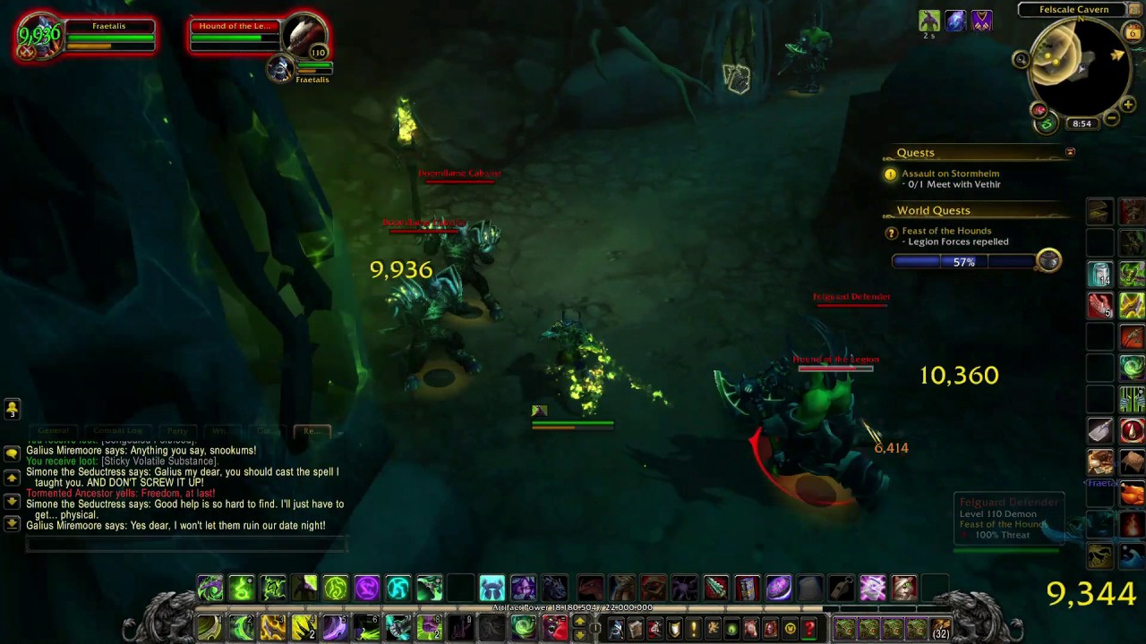 World of Warcraft Feast of the Hounds Legion Assault Stormheim World Quest Guide