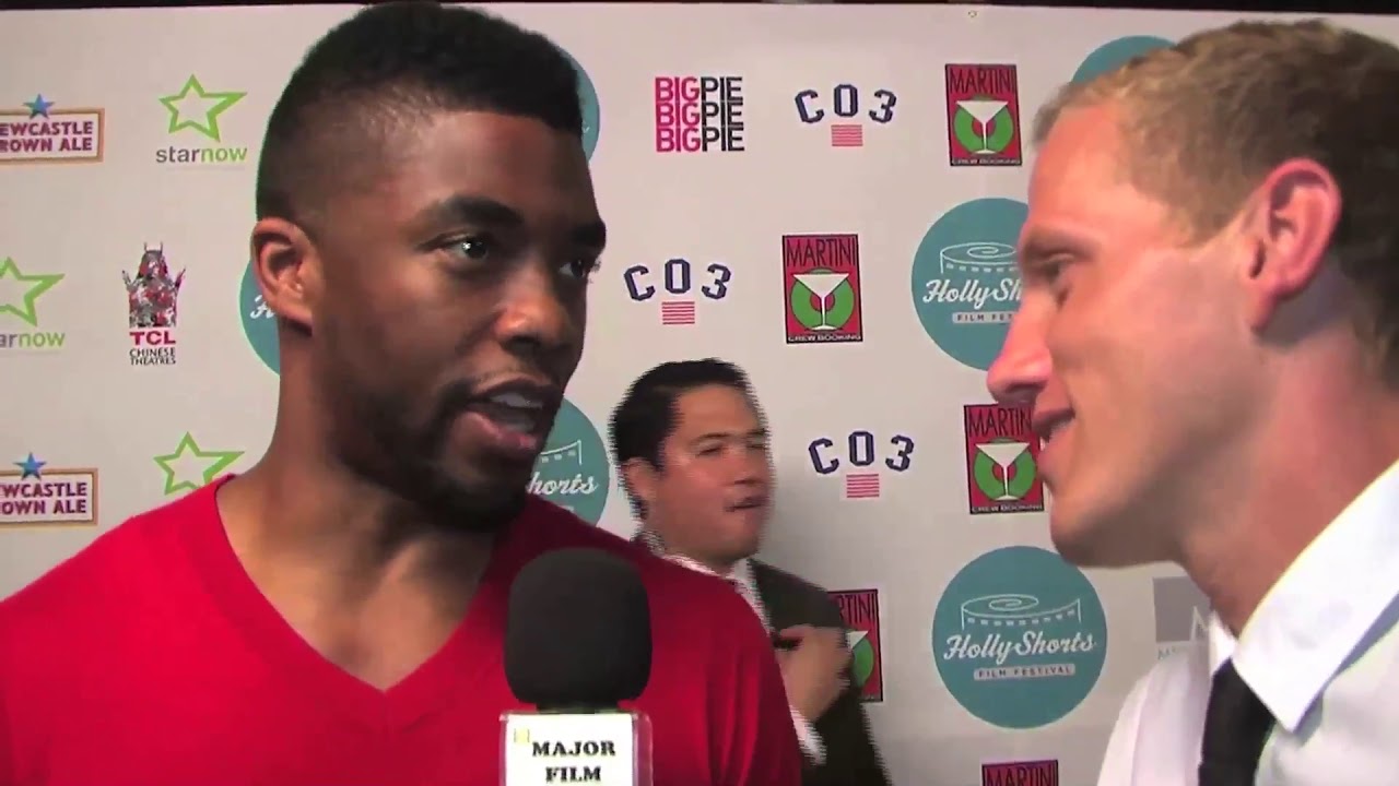 Chadwick Boseman (BLACK PANTHER) & Walter Fauntleroy at HollyShorts