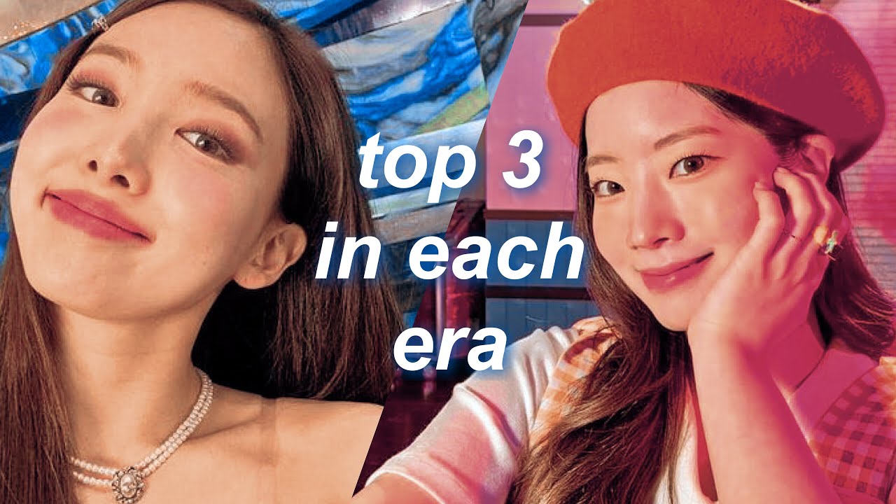 top 3 members in each twice era
