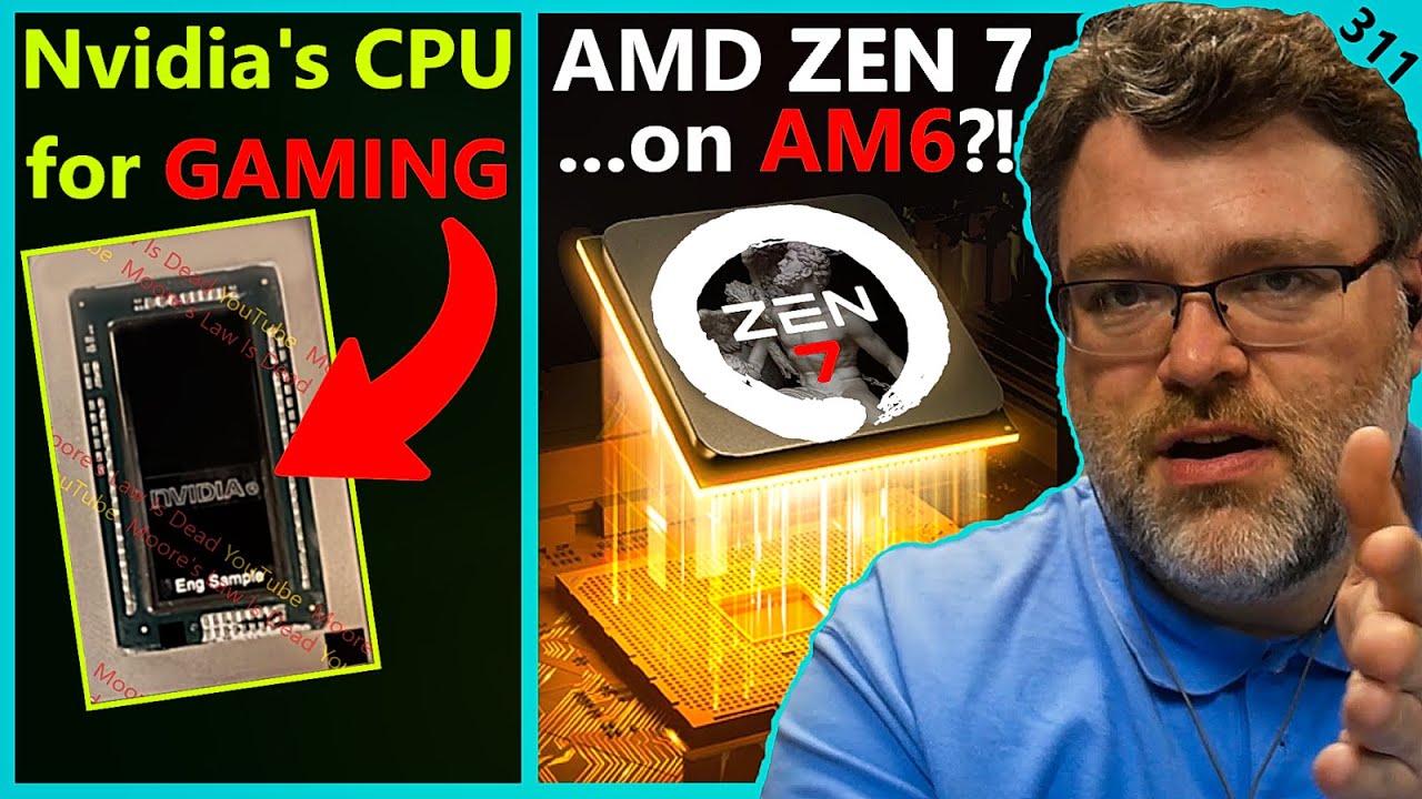 Nvidia Gaming CPU Leak, AMD Zen 7 AM6, RX 9060 XT 16GB, RTX 5060 | Level1Techs | Broken Silicon 311
