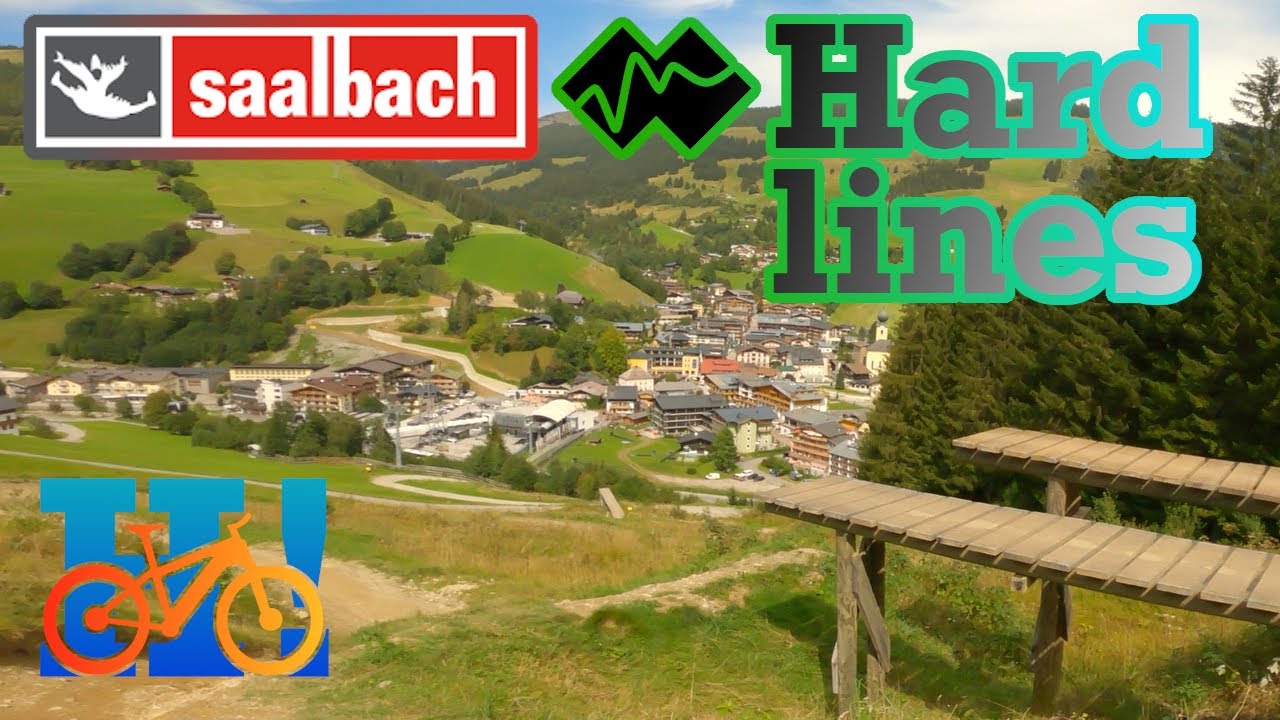 Saalbach Hinterglemm, The hard lines. Some real challenging trails.
